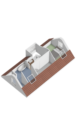Jacobaweide 14, 3911 NN Rhenen - Tweede verdieping - 3D