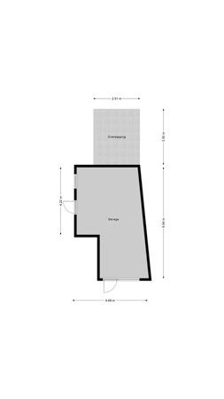 Plattegrond - Molenstraat 12, 7683 VE Den Ham - Garage.jpg