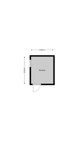 Plattegrond - Prinsenkamp 101, 7681 BD Vroomshoop - Berging.jpg