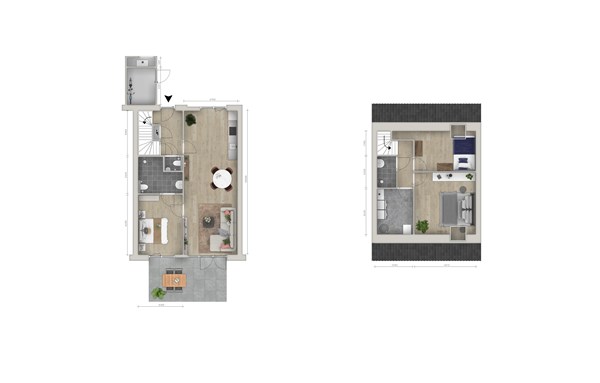 Plattegrond - Nassaustraat Bouwnummer 4, 7681 AE Vroomshoop - 24013_PLG_Sleutel_woning_basis_v06.jpg