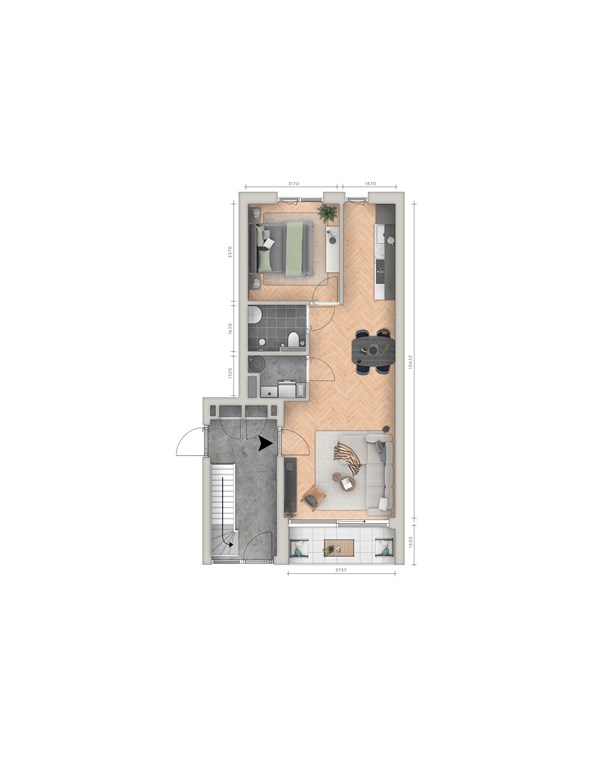 mediumsize floorplan