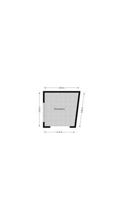 Plattegrond - Dreef 18, 7681 CS Vroomshoop - Overkapping.jpg