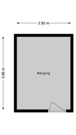 Plattegrond - Bijvank 13, 7681 ZA Vroomshoop - Berging.jpg