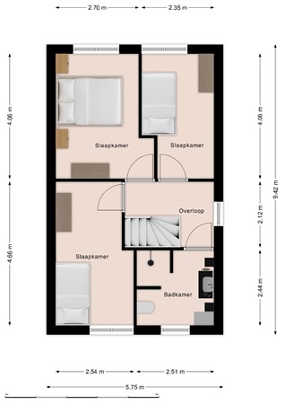 Plattegrond - Boekweitakkers 31, 7681 LM Vroomshoop - 170617924_project_2_floor_1_first_design_20250325_eb9fd6.jpg