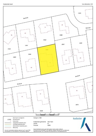Boshoek 61, 7681 GT Vroomshoop - Kadastrale kaart - Den Ham B 8385_page-0001.jpg