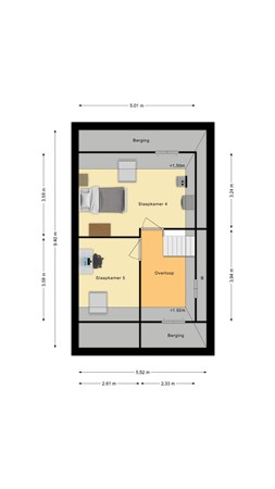 Penningkruid 15, 7681 TJ Vroomshoop - Tweede verdieping.jpg