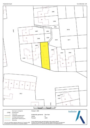 Dreef 70, 7681 CA Vroomshoop - Kadastrale kaart - Den Ham G 3248_page-0001.jpg