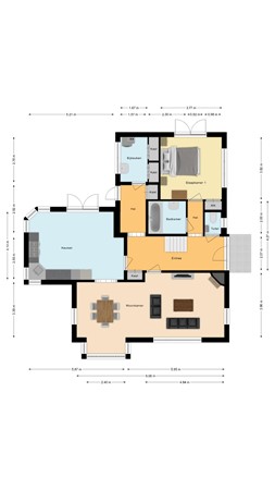 Twistveenweg 9, 7681 PB Vroomshoop - Begane grond.jpg