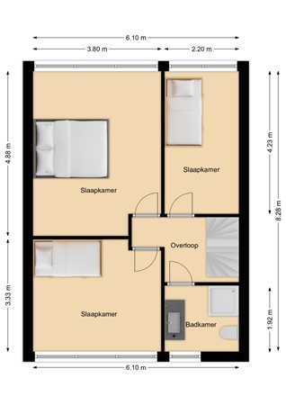 Prins Clausstraat 124, 7681 XJ Vroomshoop - 176363017_prins_clausstra_eerste_verdiepi_first_design_20250908_af53ca.jpg