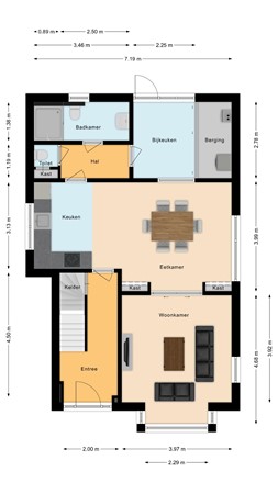 Tonnendijk 52, 7681 BP Vroomshoop - Begane grond.jpg