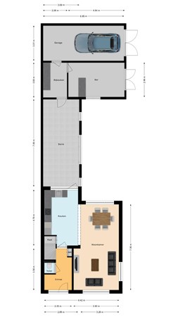 Johan Frisostraat 2, 7681 WZ Vroomshoop - Begane grond.jpg