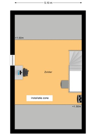 Kooistraat 21, 7671 AN Vriezenveen - Kooistraat 21-25 - tweede verdieping.jpg