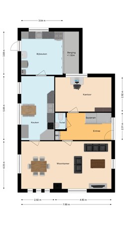 Noorderweg 74, 7686 CG Geerdijk - Begane grond.jpg