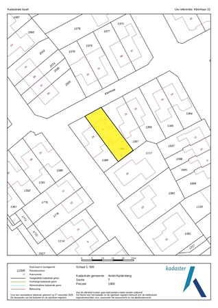 Kleinhaar 22, 7694 BJ Kloosterhaar - Kadastrale kaart - Ambt-Hardenberg T 1388_page-0001.jpg