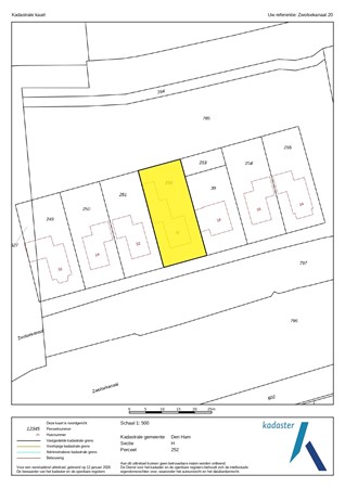 Zwolsekanaal 20, 7681 ED Vroomshoop - Kadastrale kaart - Den Ham H 252_page-0001.jpg
