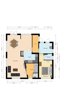 Nassaustraat 4, 7681 AE Vroomshoop - Begane grond.jpg