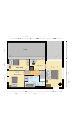 Nassaustraat 4, 7681 AE Vroomshoop - Eerste verdieping.jpg