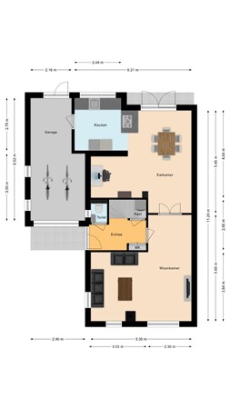 Kwartelhoek 5, 7681 LK Vroomshoop - Begane grond.jpg