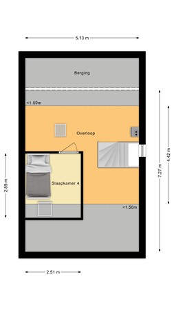 Korhoensingel 23, 7681 LE Vroomshoop - Tweede verdieping.jpg