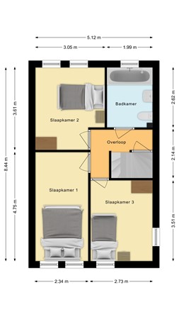 Korhoensingel 23, 7681 LE Vroomshoop - Eerste verdieping.jpg