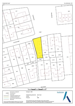 Korhoensingel 23, 7681 LE Vroomshoop - Kadastrale kaart - Den Ham L 689 (2)_page-0001.jpg