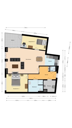 Hammerstraat 93, 7681 DB Vroomshoop - Appartement.jpg