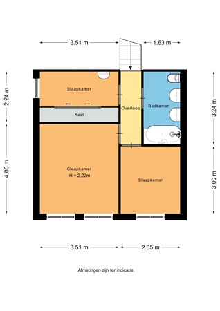 Floorplan - Frederiksoordlaan 5, 2231 AJ Rijnsburg