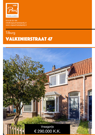 Brochure preview - Valkenierstraat 47, 5021 DE TILBURG (1)