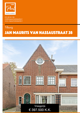 Brochure preview - Jan Maurits van Nassaustraat 28, 5018 CK TILBURG (1)