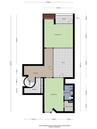 Floorplan - Professor Cobbenhagenlaan 756, 5037 DW Tilburg