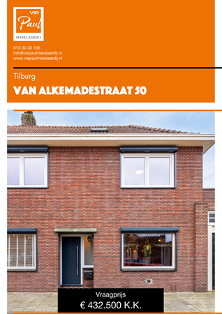 Brochure preview - Van Alkemadestraat 50, 5014 ML TILBURG (1)
