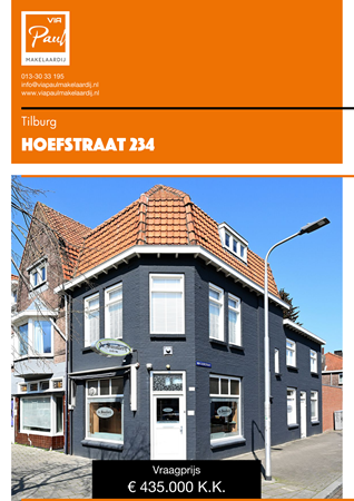 Brochure preview - Hoefstraat 234, 5014 NP TILBURG (1)