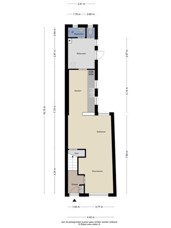 Floorplan - Molenstraat 91, 5014 NC Tilburg