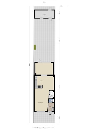 Floorplan - Kijkduinlaan 44, 5045 PJ Tilburg