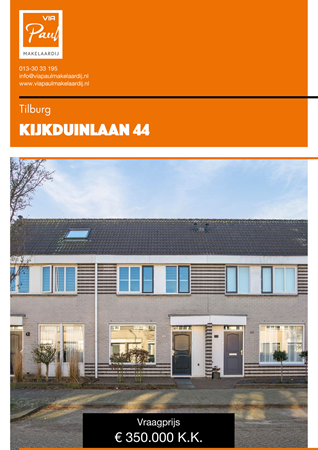 Brochure preview - Kijkduinlaan 44, 5045 PJ TILBURG (1)
