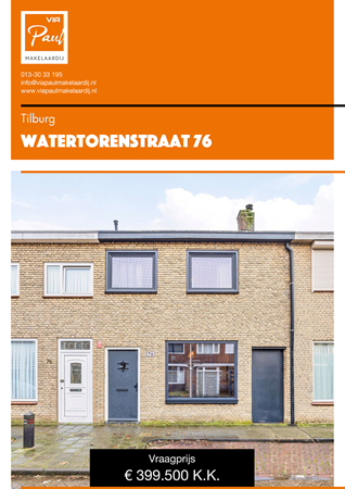 Brochure preview - Watertorenstraat 76, 5038 NW TILBURG (1)
