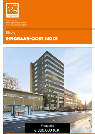 Brochure preview - Ringbaan-Oost 240-01, 5018 HC TILBURG (1)