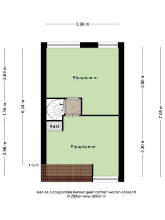 Floorplan - Outshoornstraat 93, 5041 KN Tilburg