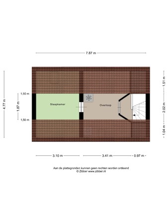 Floorplan - Zaventemstraat 5, 4826 DG Breda