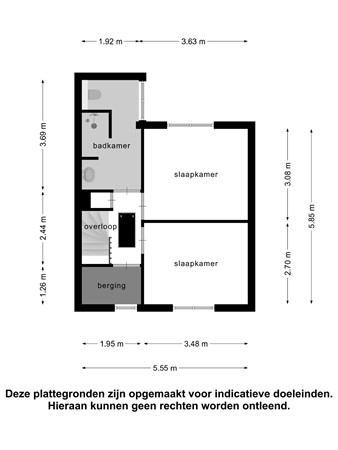 Floorplan - Willem Knuttelstraat 40, 5013 BR Tilburg