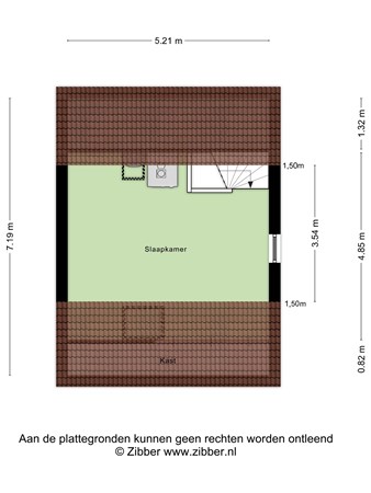 Floorplan - Hornstraat 15, 5045 BA Tilburg