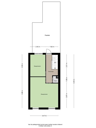 Floorplan - Akkerstraat 41, 5025 ME Tilburg