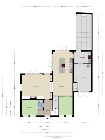 Floorplan - Aalstraat 8, 5126 CP Gilze
