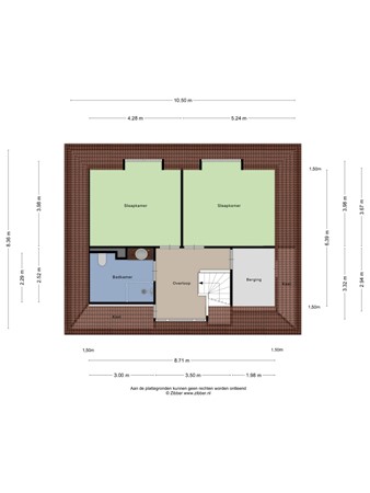 Floorplan - Aalstraat 8, 5126 CP Gilze