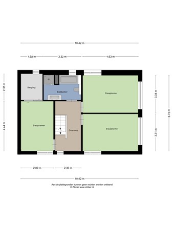 Floorplan - Steenbergenerf 6, 5035 HX Tilburg