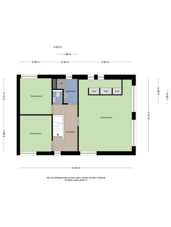 Floorplan - Steenbergenerf 6, 5035 HX Tilburg