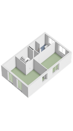 Floorplan - Haringkade 1, 2224 RA Katwijk