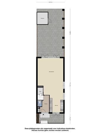 Floorplan - Haringkade 1, 2224 RA Katwijk