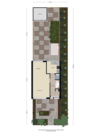 Floorplan - Willem Alexanderplantsoen 38, 2231 VH Rijnsburg