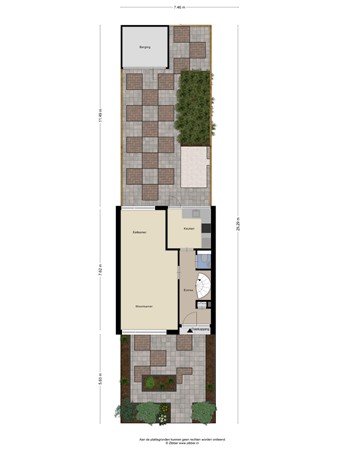 Floorplan - Willem Alexanderplantsoen 38, 2231 VH Rijnsburg